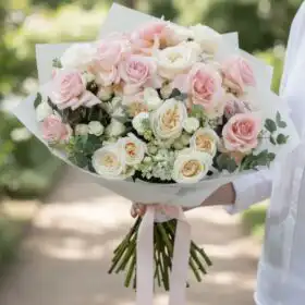 Blush Dream Roses Bouquet