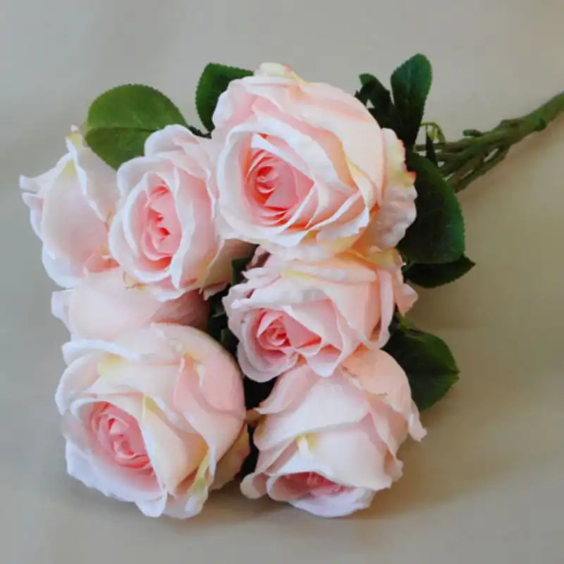 Romantic Quicksand Pink Roses Bouquet 2 Blush Pink Rose Bouquet