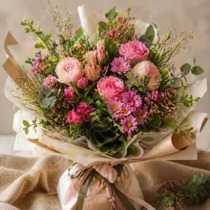 Wishlist 8 rose and ranunculus bouquet