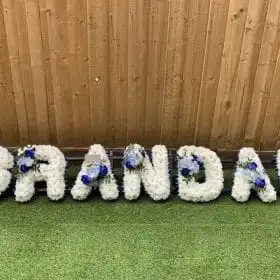Grandad Floral Letter Tribute
