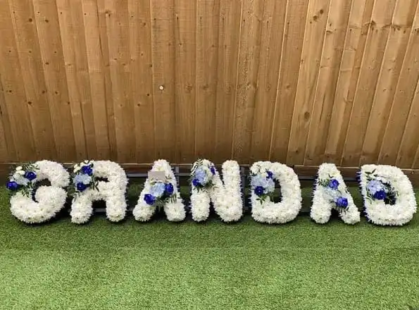 Grandad Floral Letter Tribute 1 Grandad Funeral Flower . online flower company