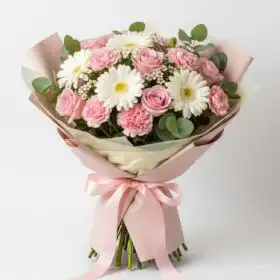 Pastel Bliss Purple & Pink Bouquet