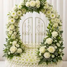 Gates of Heaven Funeral Flowers Tribute