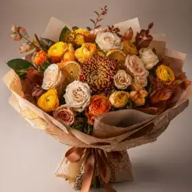 Roses, Ranunculus, Chrysanthemums Luxury Flower Bouquet
