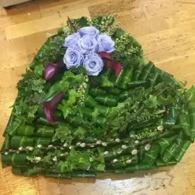 Large Heart Funeral Tribute