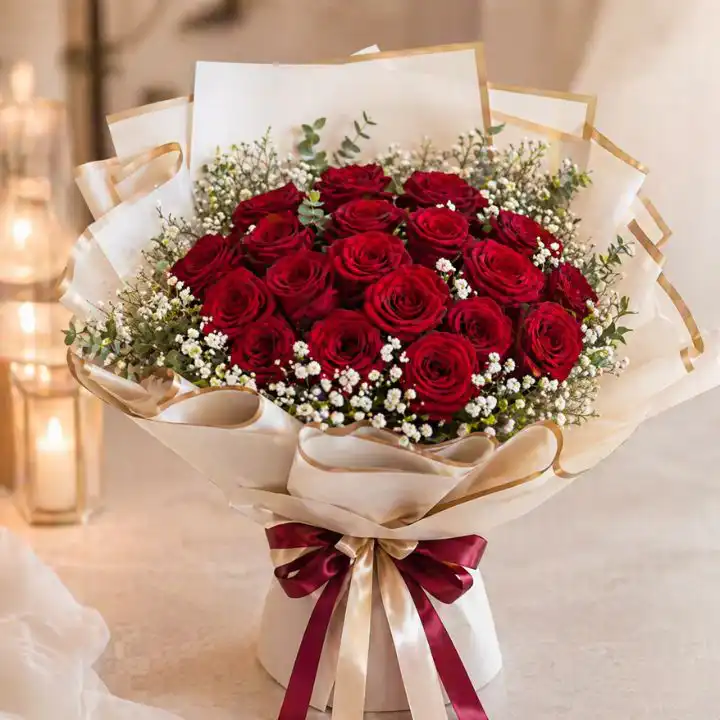 Luxury 25 Red Roses Bouquet 1 25 red roses bouquet