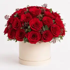 Large Red Rose Dome Bouquet