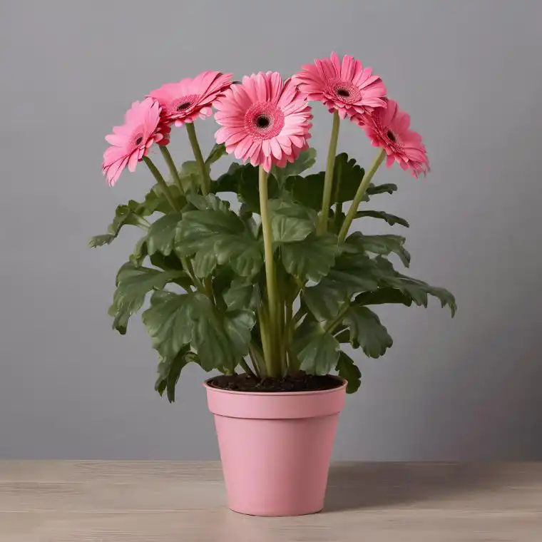Pink Gerbera Daisy Plant - Vibrant Potted Indoor 1 Pink Gerbera Daisy Mother's Day Plant Delivery - Fresh Flowers for Mother's Day