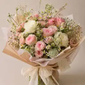 Vibrant Daisy & Rose Bouquet
