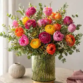 Radiant Tulips & Ranunculus Bouquet