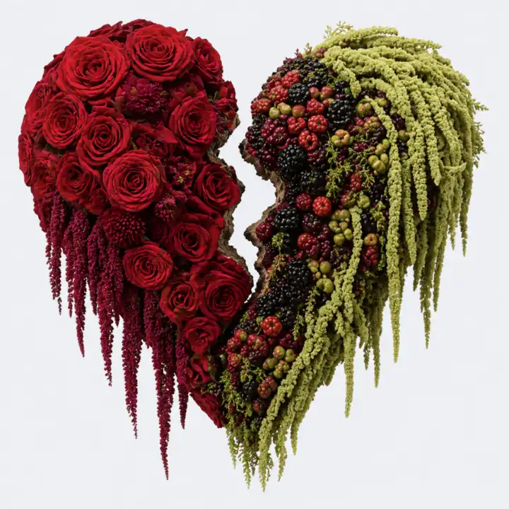 Broken Heart Funeral Flowers 1 Broken Heart Funeral Flowers