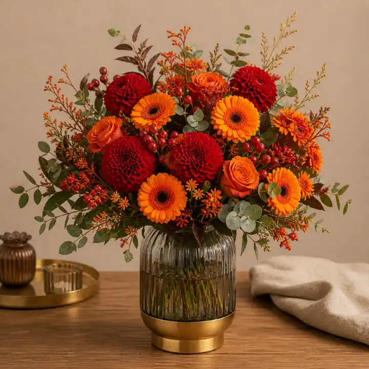 Autumn Leaves Hand Tied 1 Autumn Leaves Hand Tied