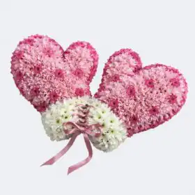 Boxing Gloves Funeral Flower Arrangement