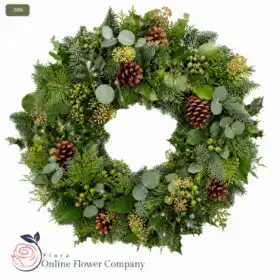 Christmas Festive foliage wreath for sale