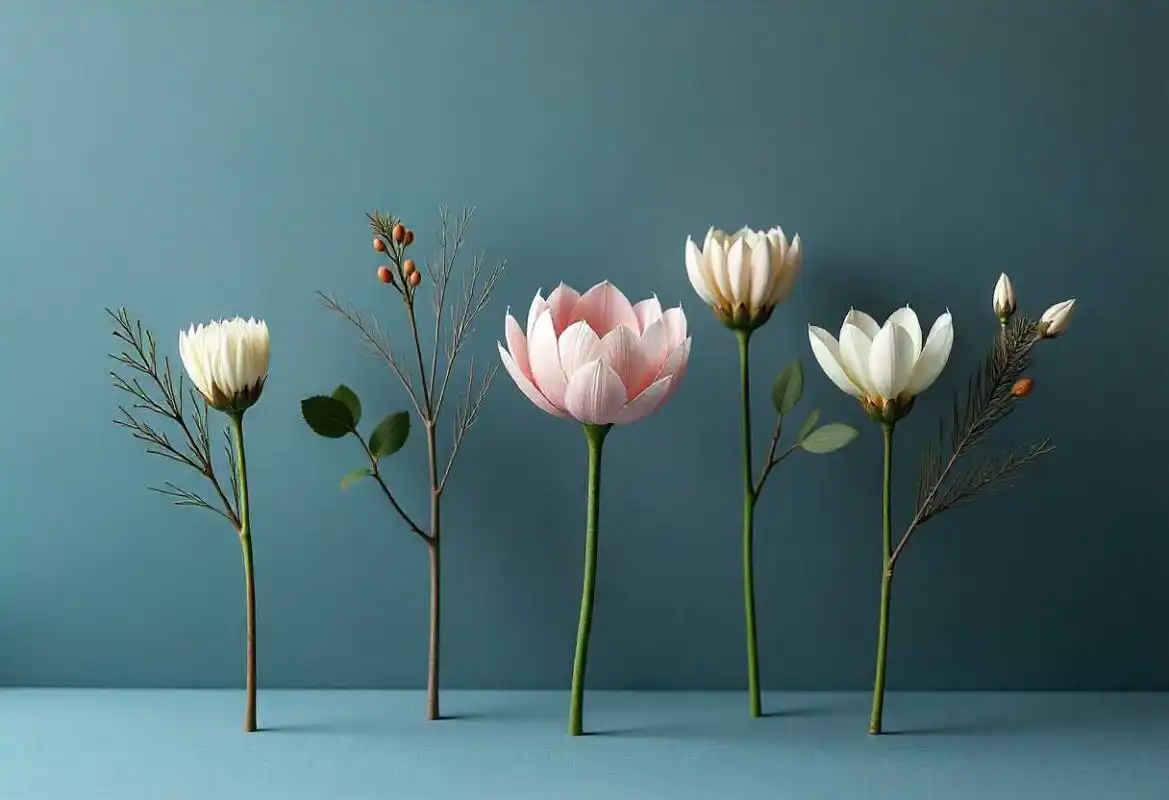Birth Flowers for Every Month – Complete Guide for London 1 A striking display of winter flowers, including soft pink and white paper-like blooms, representing the Birth Flowers for Every Month in the first quarter.