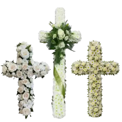 Funeral Cross Flowers Collection